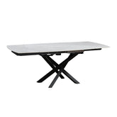 Savannah Grey Sintered Stone Ceramic Swivel Extending Dining Table - Pendle Village Furniture